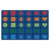 Simple Shapes Seating Rug 7'6" x 12' Rectangle