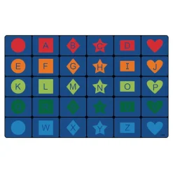 Simple Shapes Seating Rug 7'6" x 12' Rectangle