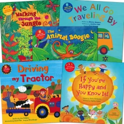 Sing-Along Books with Audio and Video Accompaniment Set of 5