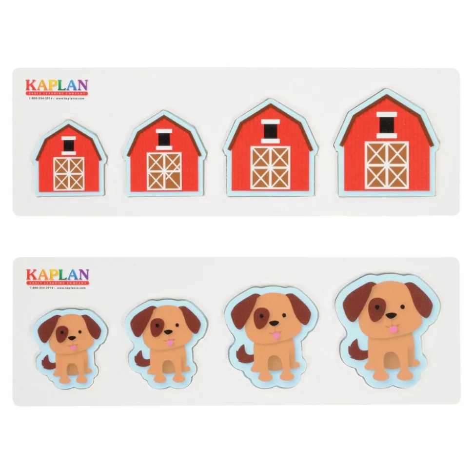 Size and Sequence Farm Puzzles Set of 4
