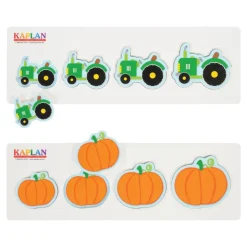 Size and Sequence Farm Puzzles Set of 4