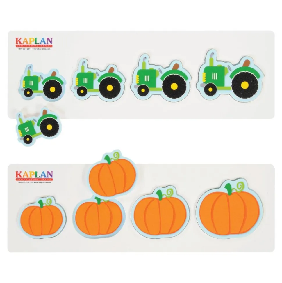 Size and Sequence Farm Puzzles Set of 4