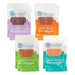 Skin Tone Bandages Kit 8 Packs 240 Total Bandages