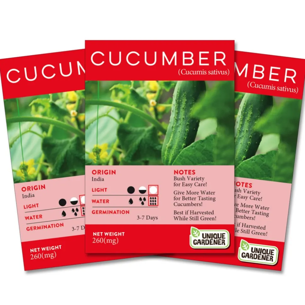 Slicing Cucumber Seeds 3-Pack