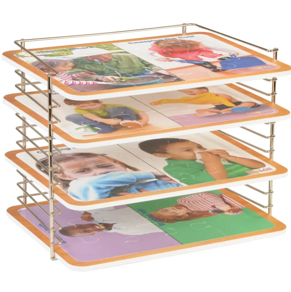 12-Slot Wire Puzzle Rack
