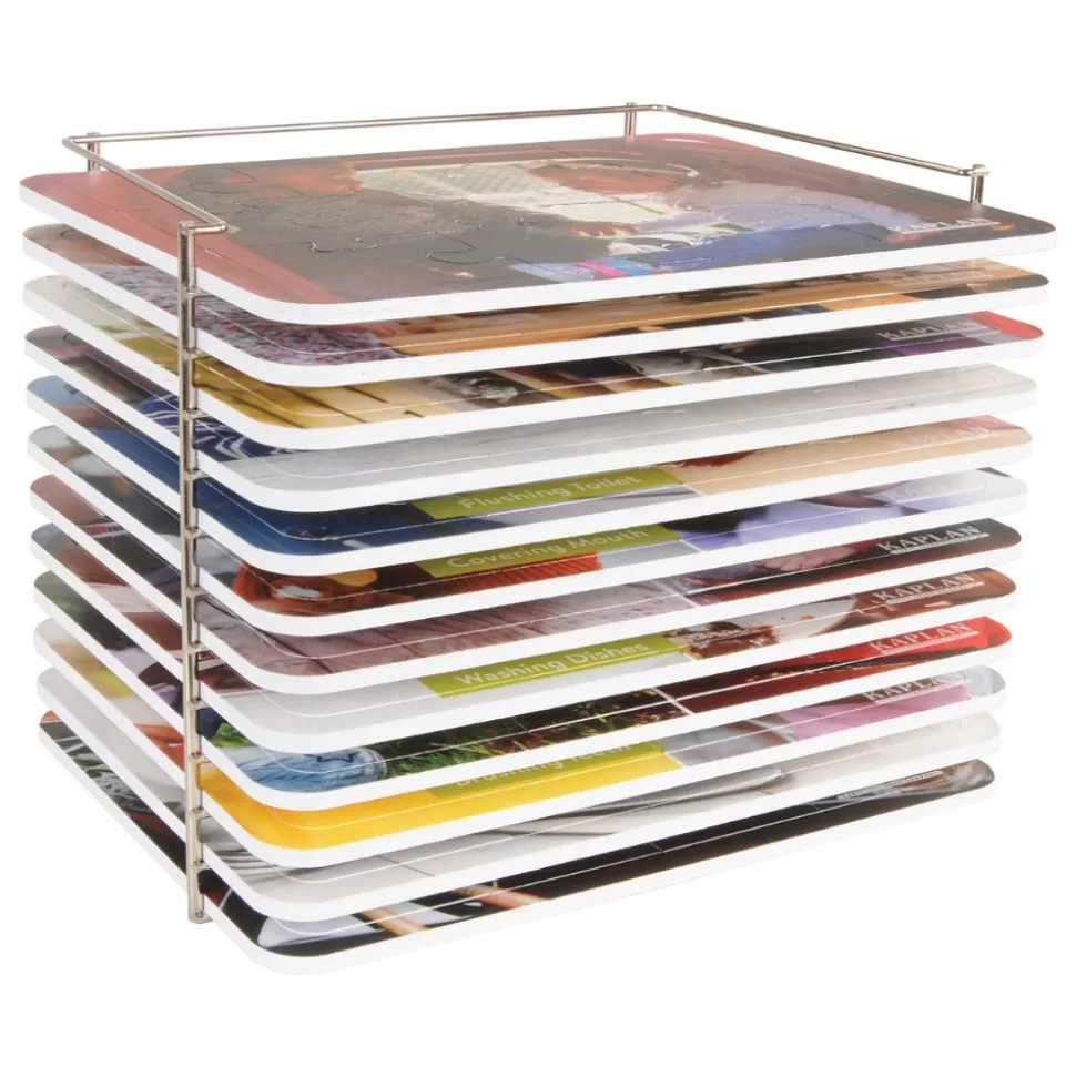 12-Slot Wire Puzzle Rack