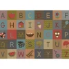 Soft Alphabet Carpet Natural Colors 8' x 12' Rectangle