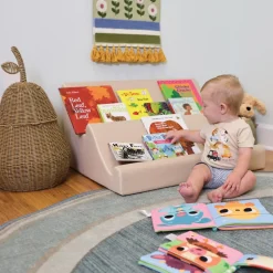Soft and Cozy Book Display Tan