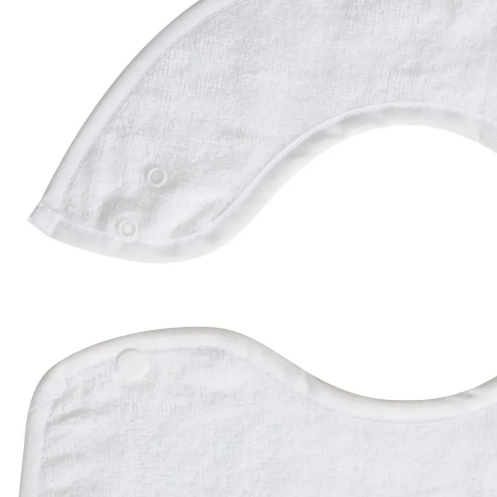 Soft Bibs with Snaps Set of 6