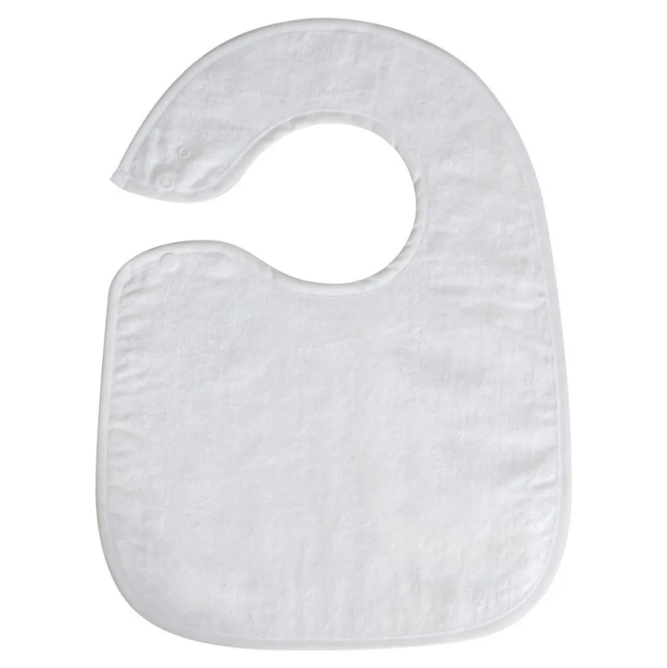 Soft Bibs with Snaps Set of 6