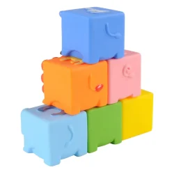 Soft Critters Pop Blocks 6 Pieces