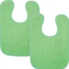 Soft Easy to Clean Bibs Green Set of 12