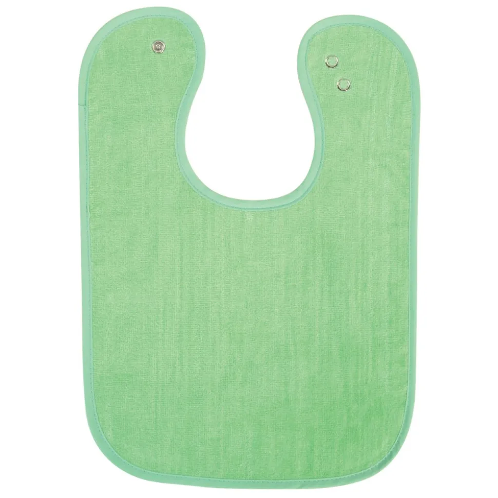 Soft Easy to Clean Bibs Green Set of 12