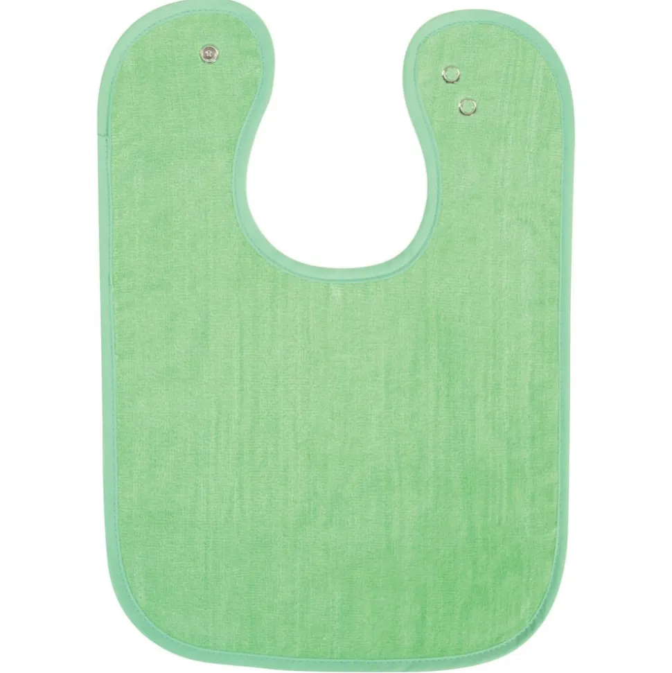 Soft Easy to Clean Bibs Green Set of 6