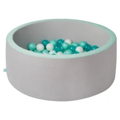 Soft Foam Ball Pit with 100 Crush-Resistant Balls