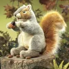 Soft Gray Squirrel Hand Puppet