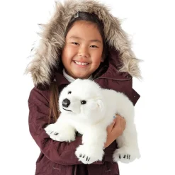 Soft Polar Bear Hand Puppet