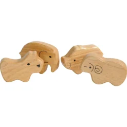 Soft Sounds Wooden Animal Shakers Set of 4