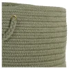 Soft Storage Baskets Set of 3, Moss Green 10" x 8"