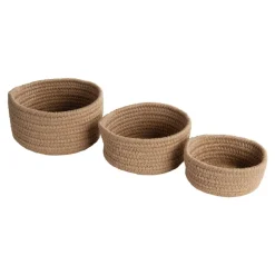 Soft Storage Nesting Baskets Set of 3