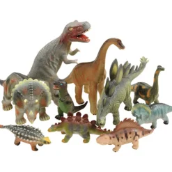 Soft Textured Dinosaurs Set 12 Pieces