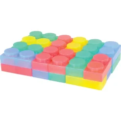 Soft Transparent Bendable Bricks 24 Pieces