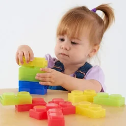 Soft Transparent Bendable Bricks 24 Pieces