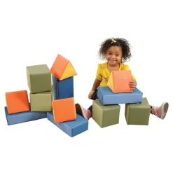 Soft Vinyl Building Blocks 12 Pieces