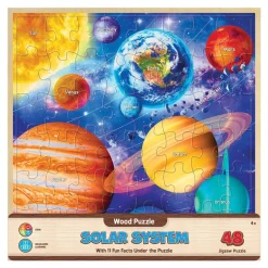 Solar System & Desert Friends 48-Piece Fun Facts Puzzles