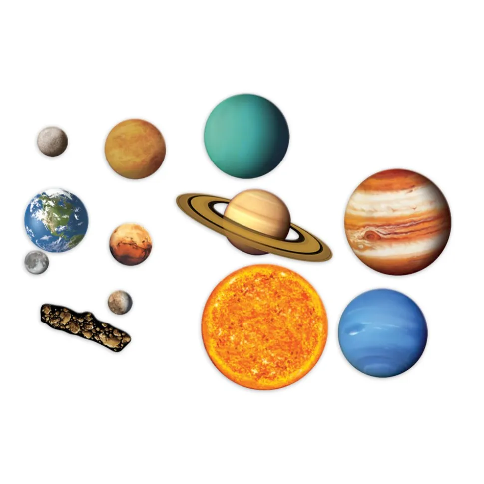 Solar System Giant Magnetic Pieces