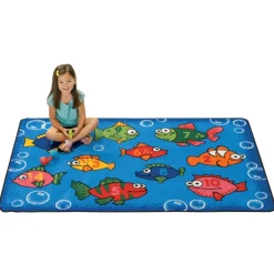 Something Fishy KID$ Value Rug 4' x 6' Rectangle