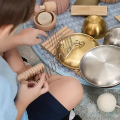 Sound and Play Toddler Loose Parts STEM Kit 34 Pieces