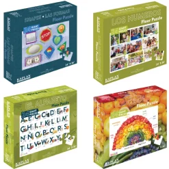 Spanish & Bilingual 24-Piece Floor Puzzles