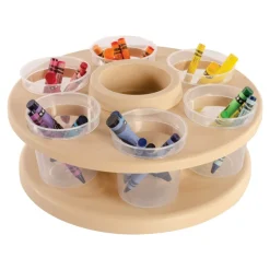 Spinning Tabletop Art Storage