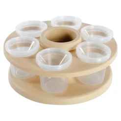 Spinning Tabletop Art Storage