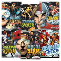 Sports Illustrated Kids: Action Packed Graphic Novels Level K- Set of 6