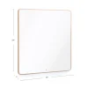 Square Mounted Wall Mirror