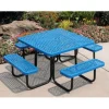Square Portable Table Perforated