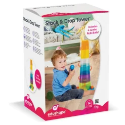 Stack and Drop Transparent Tower