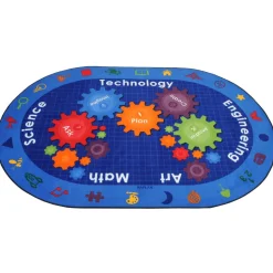 STEAM KID$ Value PLUS Rugs Oval