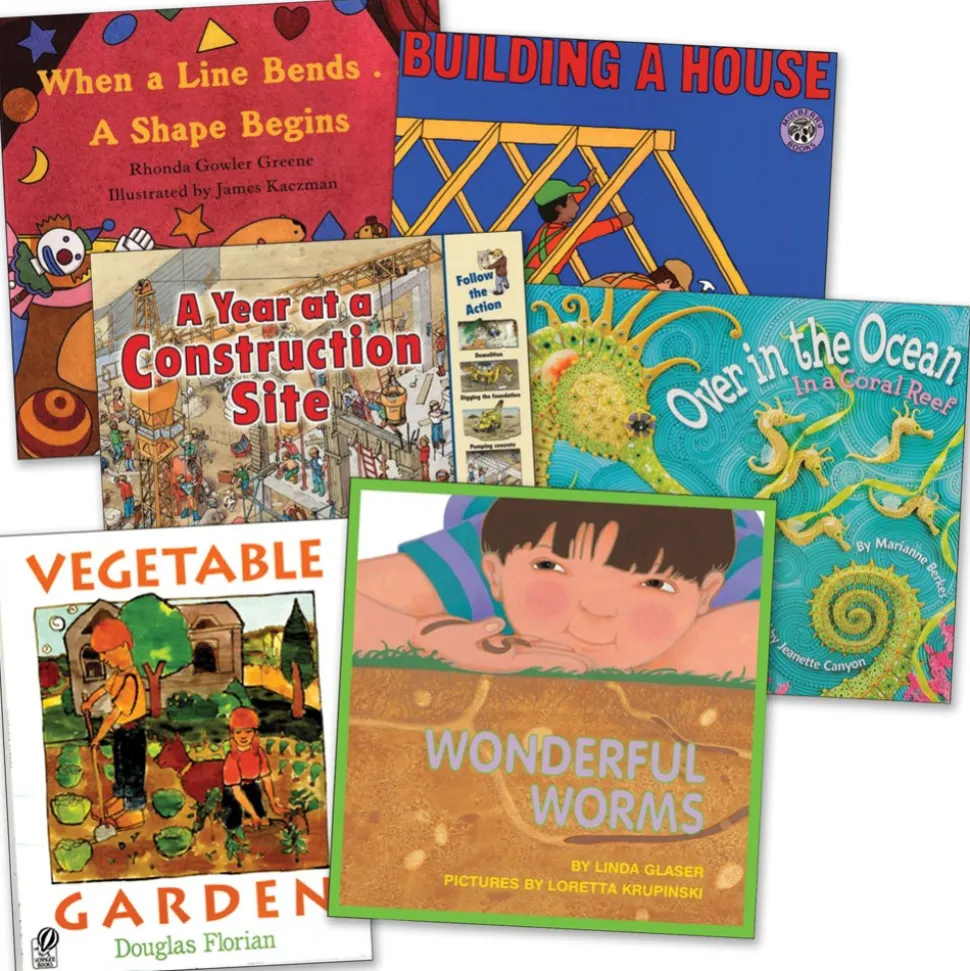 STEM Books for Kindergarten Set of 6