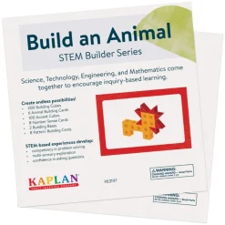 STEM Builder Series Build an Animal 300 Colorful pieces and Activity Cards
