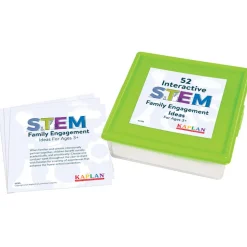 52 STEM Family Engagement Ideas 5" x 5" Activity Cards
