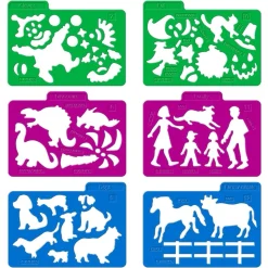 Stencil Mill Collection of Alphabets, Numbers, Animals, People and more