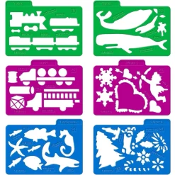Stencil Mill Collection of Alphabets, Numbers, Animals, People and more