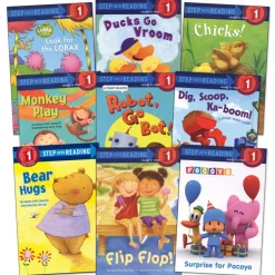 Step Into Reading Books Level 1 Set of 9