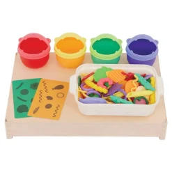 Stir & Sort Food Court Fine Motor Game