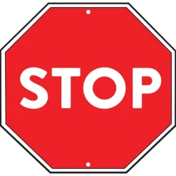 Stop Sign Poster Set of 5
