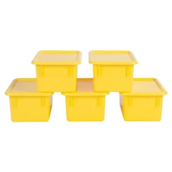 Storage Bins with Lids Set of 5