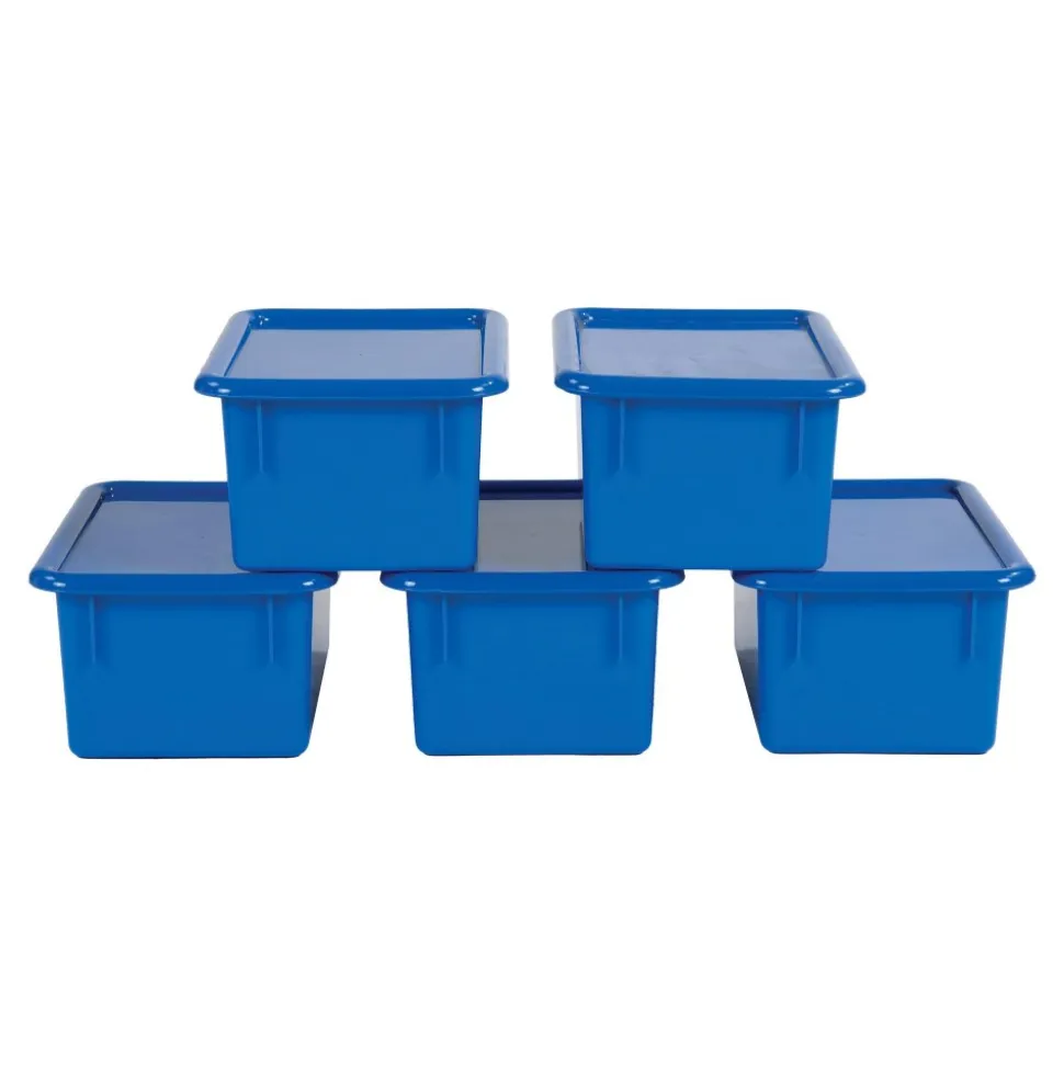 Storage Bins with Lids Set of 5
